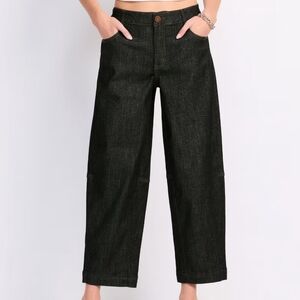 3331 NWT Democracy Ab Solution Skyrise Relaxed Barrel Leg Jean Sz 8